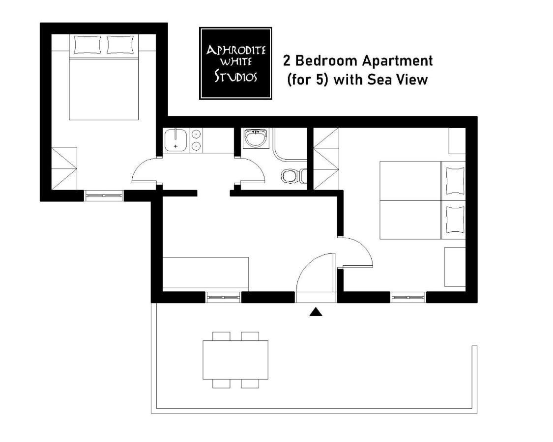 Aphrodite White Studios Lindos Экстерьер фото